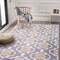 World Rug Gallery Moroccan Trellis Contemporary Gray/Yellow Area Rug 3'3'' x 5' 310YELLOWGRAY3X5 - alternate 2